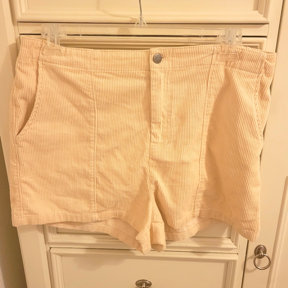 💥3/$24 NWT‎ Wild Fable Cream Curdoroy Shorts